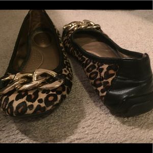 Leopard print Me Too flats size 7